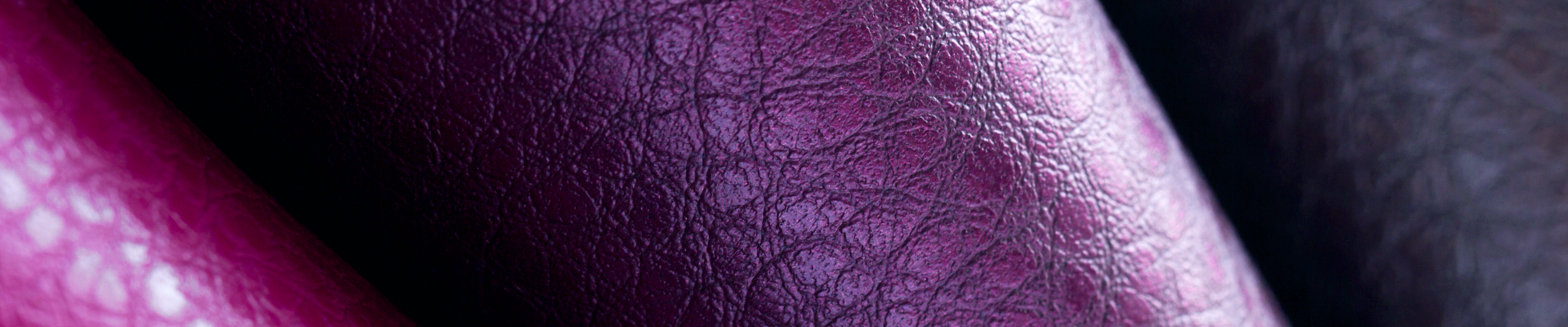 紫色皮革的特写